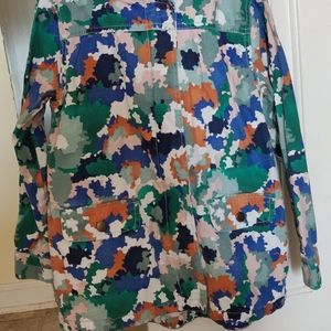 EXCELLENT condition Girls' Multicolored Gymboree Jacket w/hood & pockets